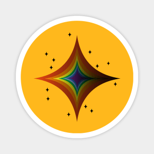 Rainbow star Magnet